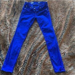 AG velvet The Legging Super Skinny Jean